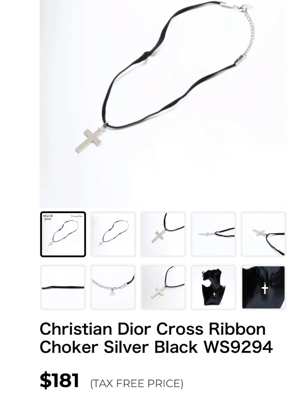 Dior necklace